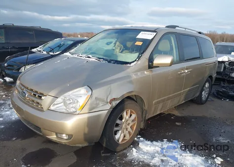 2009 Kia Sedona Ex from USA, damaged, VIN KNDMB233X96300703